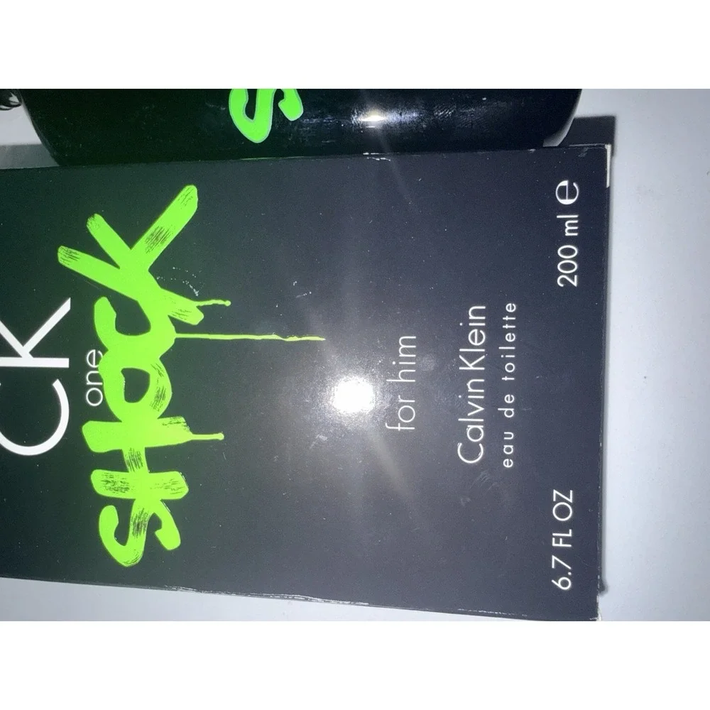 Ck One Shock for‎ Him by Calvin Klein 6.7 oz EDT Cologne for Men New Open Box P